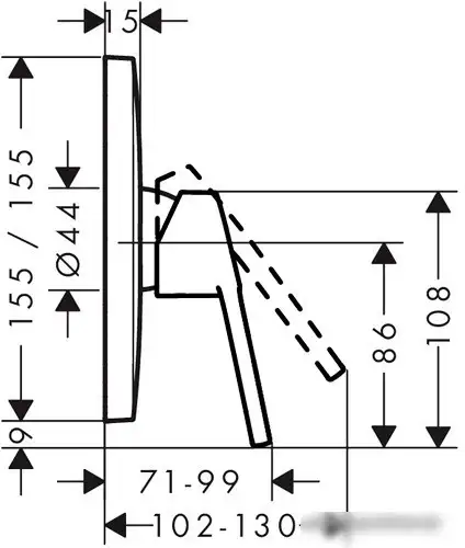Смеситель Hansgrohe Logis Loop 71267000 - фото товара