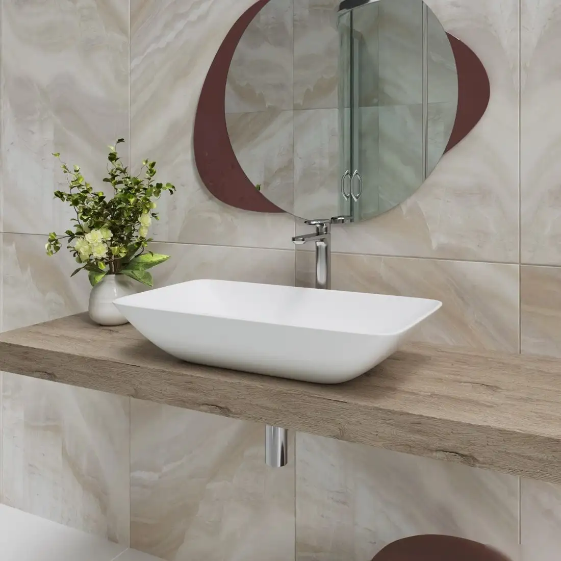 Умывальник Lauter 21886 + клапан 21190W - фото товара