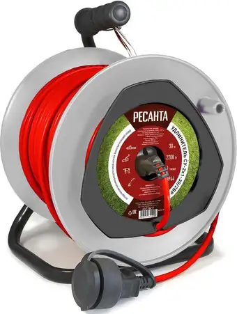 Удлинитель на катушке Ресанта СУ-2x1-30/2ВР – изображение в каталоге
