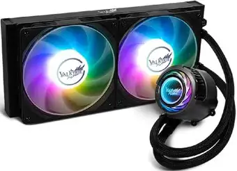 Система жидкостного охлаждения для процессора Valkyrie Jarn 280 ARGB (черный) – изображение в каталоге