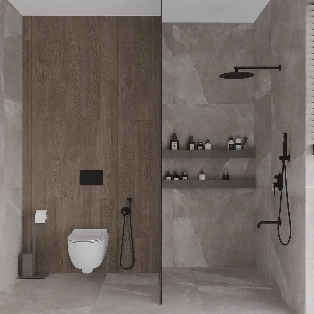 Душевая система Oliveeka OL-88939017-MB - фото товара