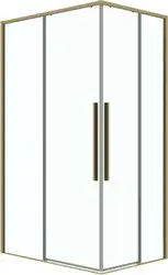 Душевой уголок Grossman Galaxy 120x80x195 300.K33.01.1280.32.00 (золото сатин/прозрачное стекло)