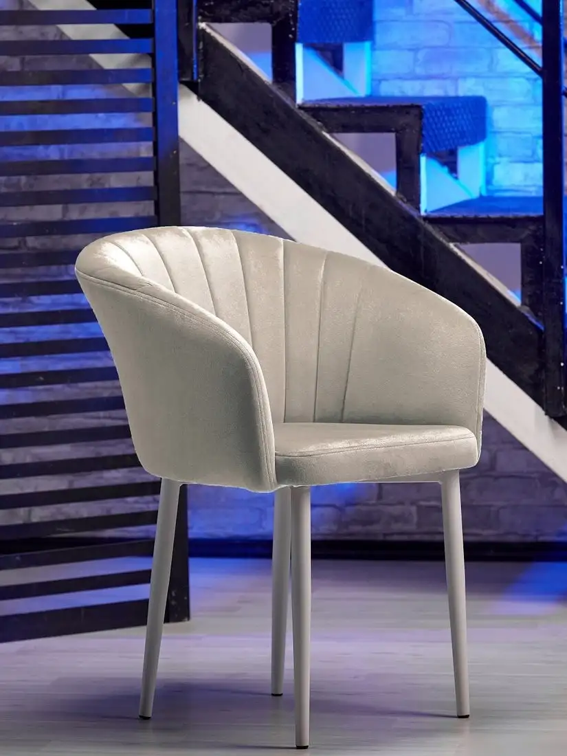 Памир Версаль F06 (светло-бежевый/белая опора) – фото товара