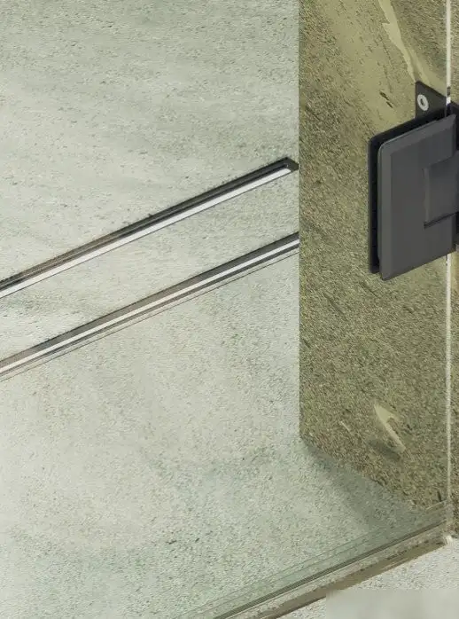 Душевая дверь MaybahGlass 195x101 MGD-464-6 (прозрачное стекло/черный) - фото товара