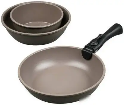 Набор сковород Lara LR01-300 (коричневый)