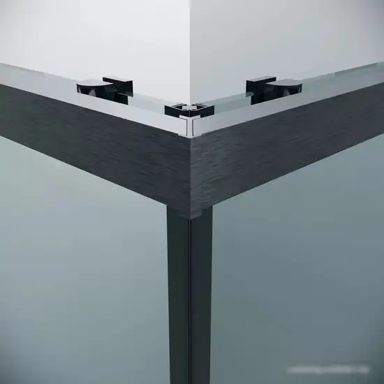 Душевой уголок Grossman Cosmo 80x80x195 300.K33.02.8080.42.00 (графит сатин/прозрачное стекло) - фото товара
