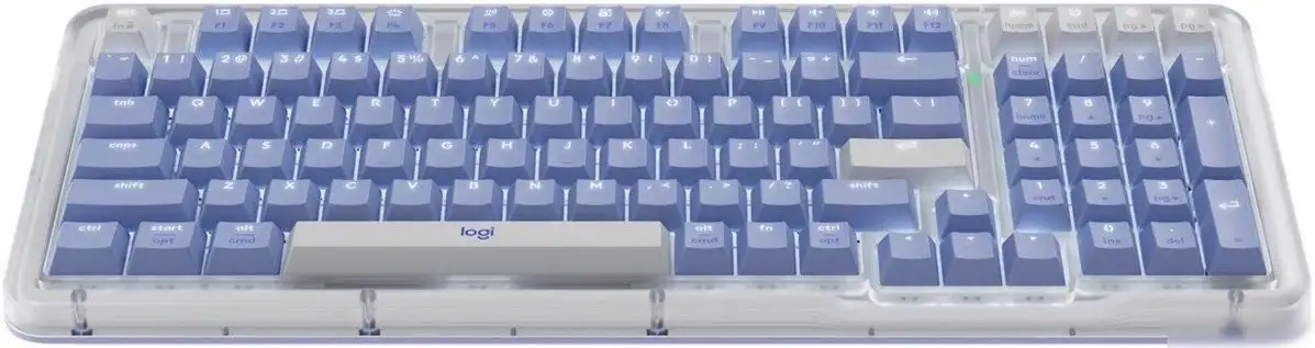 Клавиатура Logitech Alto Keys K98M 920-013042 (белый/синий, нет кириллицы) – фото товара