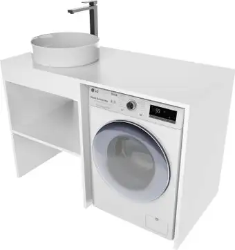 ЗОВ Тумба под умывальник Стамбул 120 S120LWP0LWPWM (белый) – изображение в каталоге