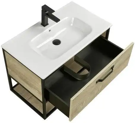 Мебель для ванных комнат Акватон Тумба с умывальником Лофт Ф 80 1A2424K7LTDU0 – фото товара