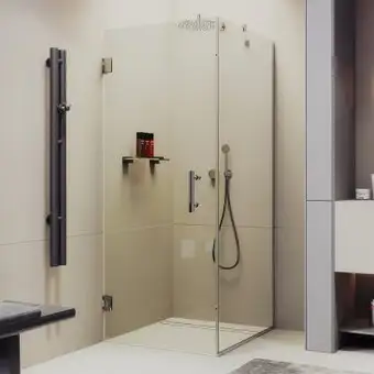 Душевой уголок MaybahGlass MGY-1303-4 (бесцветное стекло/хром глянцевый) - изображение в каталоге