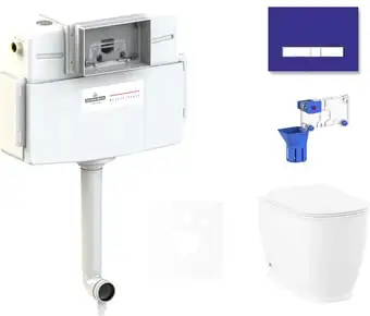 Унитаз Lavinia Boho Relfix Bell Pro 5 в 1 87551003 (фиолетовый стекло) - изображение в каталоге