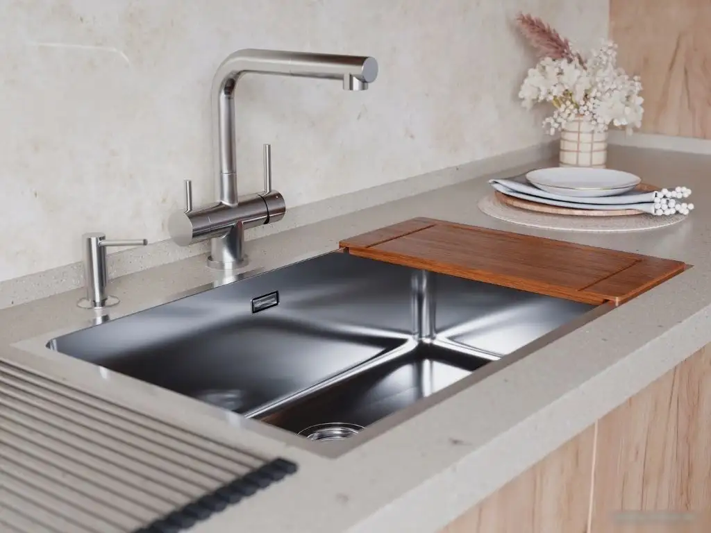 Смеситель Omoikiri Takamatsu-S LG (светлое золото) - фото товара