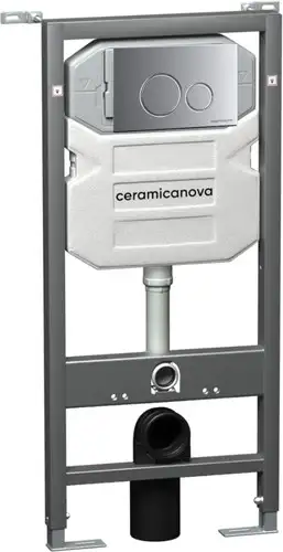Инсталляция для унитаза Ceramica Nova Envision CN1001M (с кнопкой смыва)