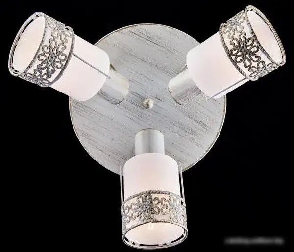 Люстра Евросвет 20026/3 белый с золотом