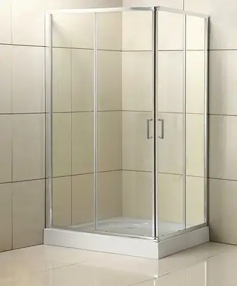 Душевой уголок BelBagno UNO-195-AH-2-120/100-C-Cr (прозрачное стекло)