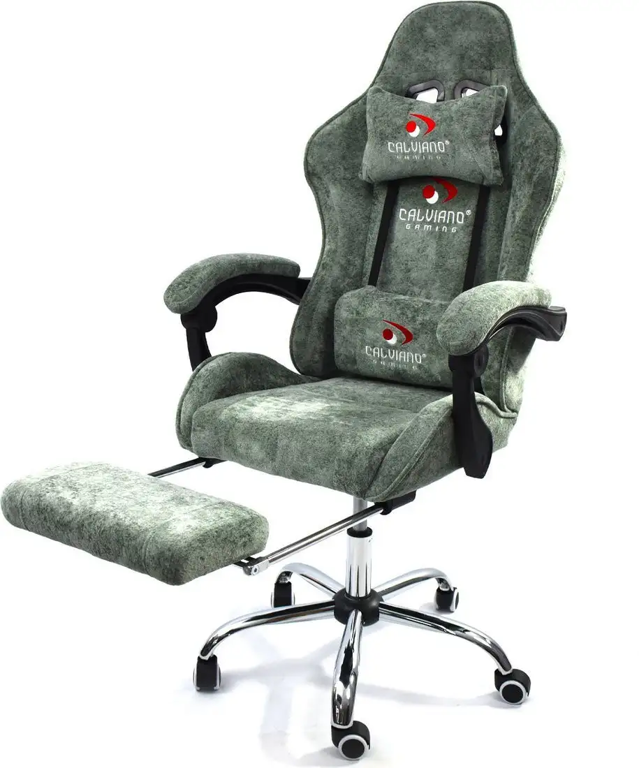Игровое (геймерское) кресло Calviano Avanti Ultimato (green fabric) – фото товара