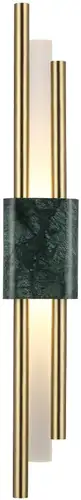 Бра Crystal Lux Carta AP6W LED (Green/Brass) – изображение в каталоге