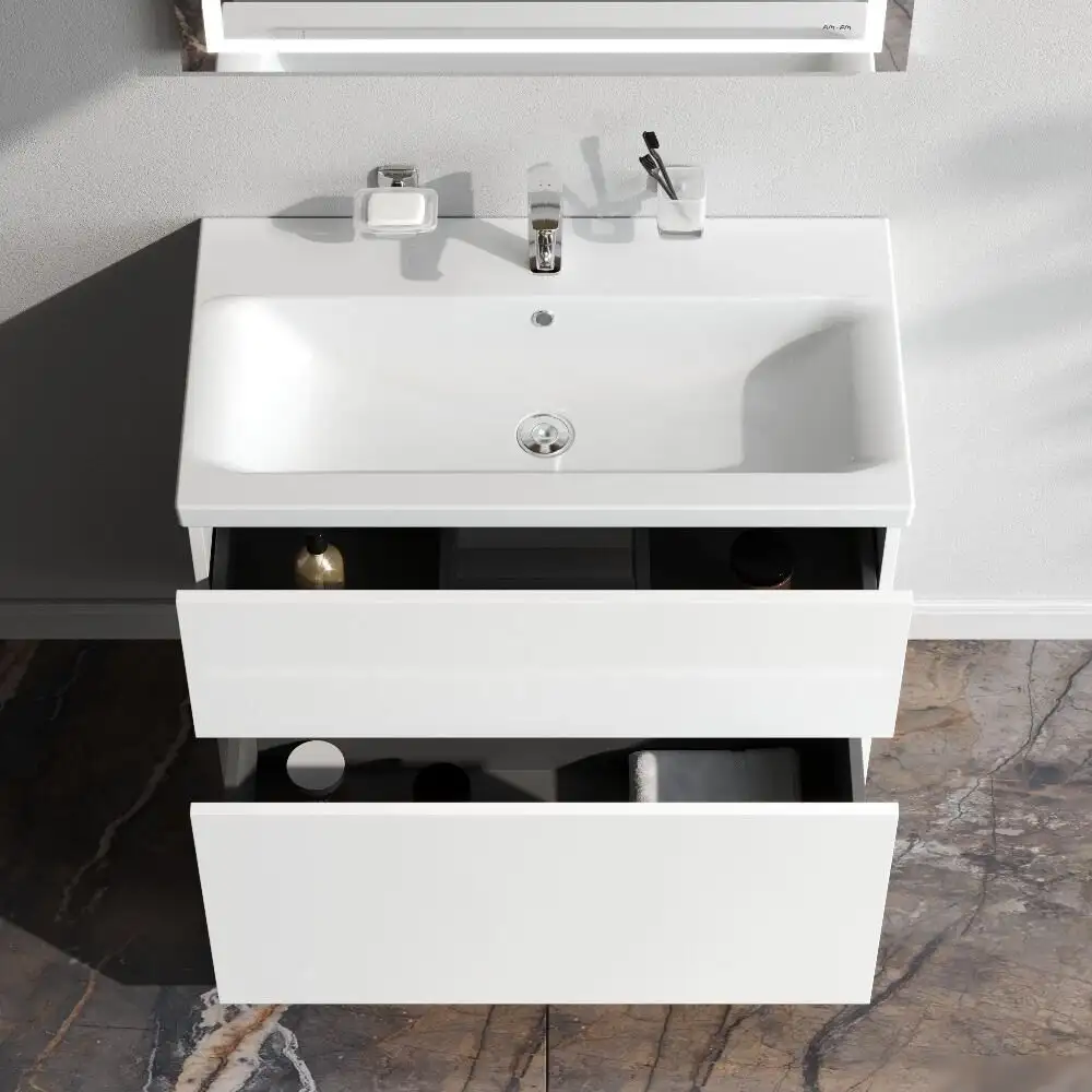 AM.PM Тумба под умывальник Gem 80 см M90FSX0802WG – фото товара