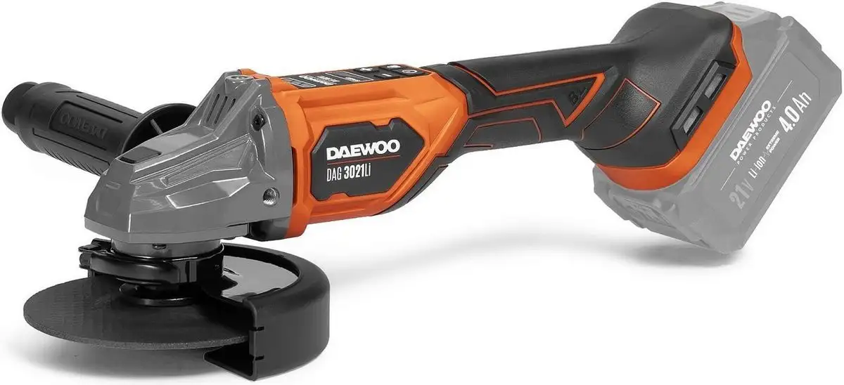 Угловая шлифмашина Daewoo Power DAG 3021Li (без АКБ) – фото товара