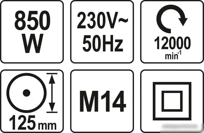 Угловая шлифмашина Yato YT-82097 – фото товара