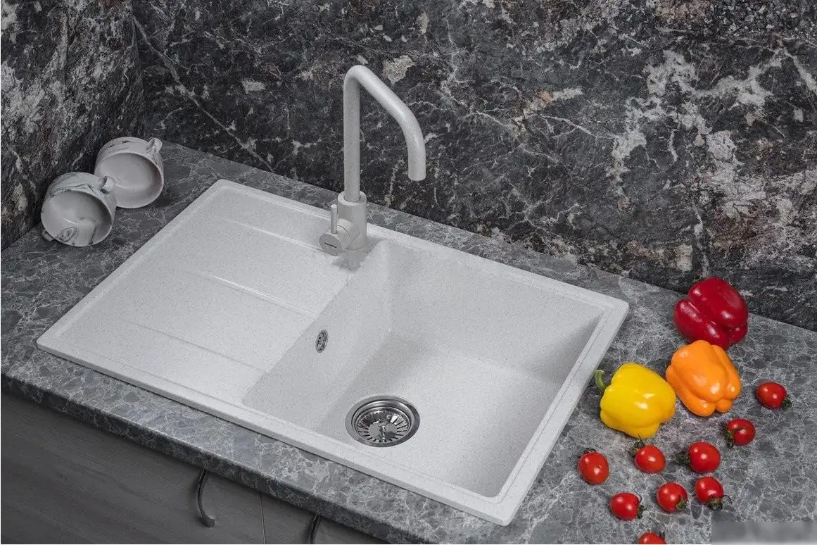 Кухонная мойка Marblan Magnum R (бежевый) - фото товара