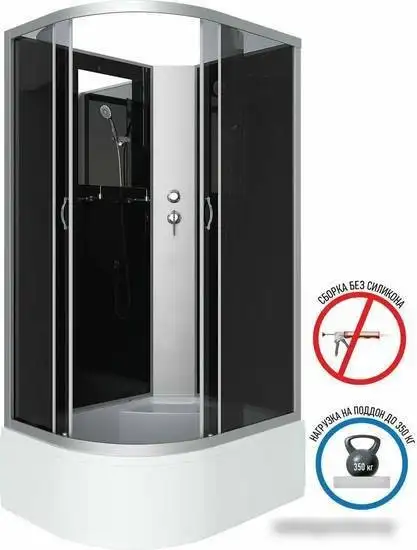 Душевая кабина Niagara NG-2510-14RBK 120x80x215 - фото товара