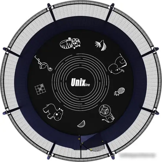 Батут Unix Line Supreme Game 10ft (синий) – фото товара