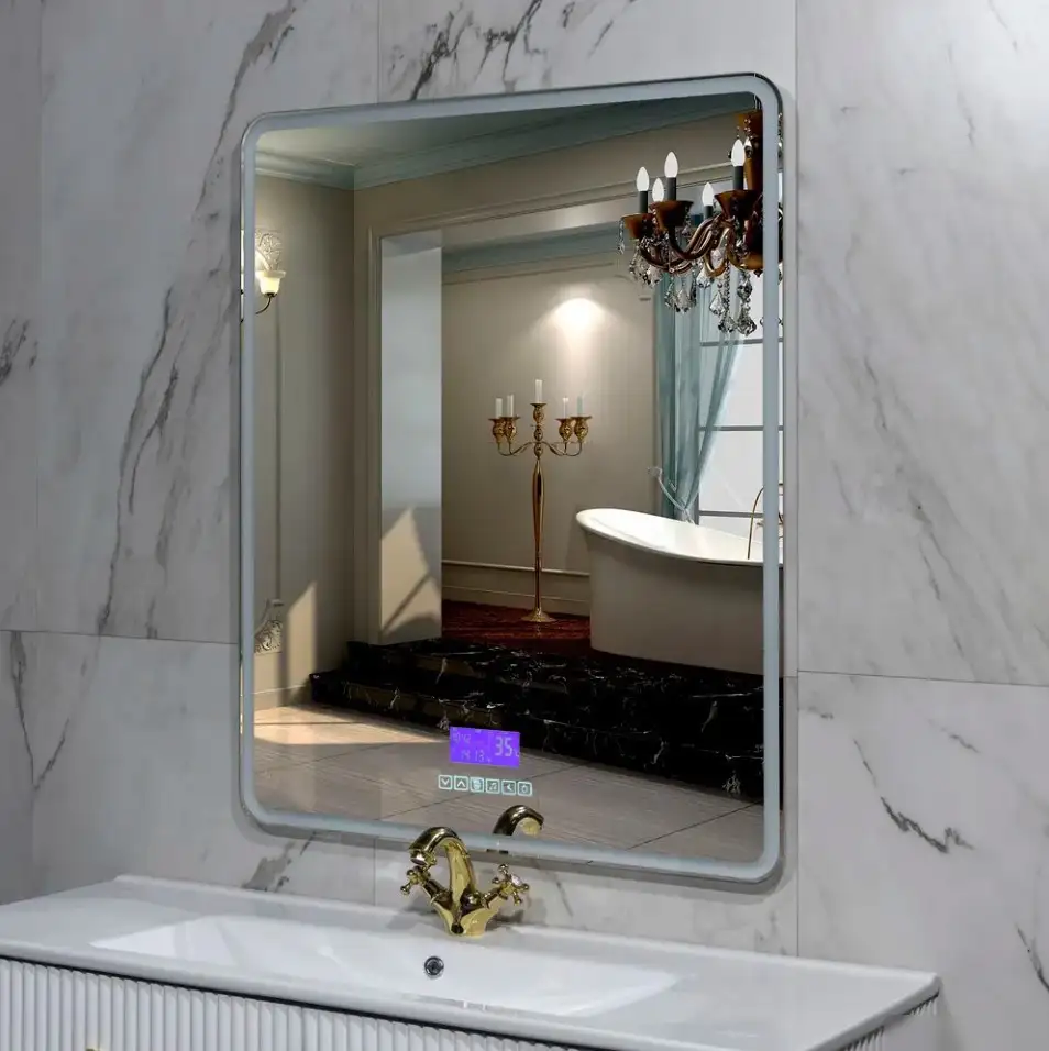 Пекам Зеркало Marta 1 60x80 marta1-60x80M (с подсветкой,с многофункциональной панелью) – фото товара