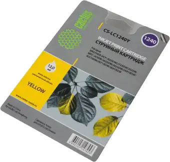 Картридж CACTUS CS-LC1240Y (аналог Brother LC1240Y) – изображение в каталоге