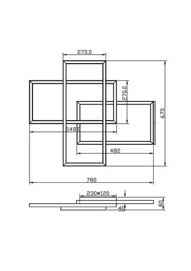 Припотолочная люстра Maytoni Rida MOD015CL-L80WK – фото товара