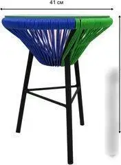 Набор садовой мебели Garden Story Акапулько AC-MT003 (черный/синий/фиолетовый/зеленый)