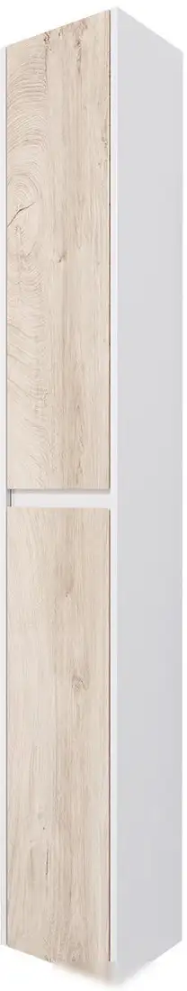 Dreja Шкаф-пенал Slim 30 99.0504 (белый глянцевый/дуб кантри) – фото товара