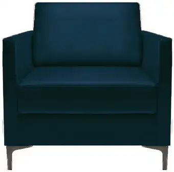 Интерьерное кресло Brioli Ганс (L18/синий)