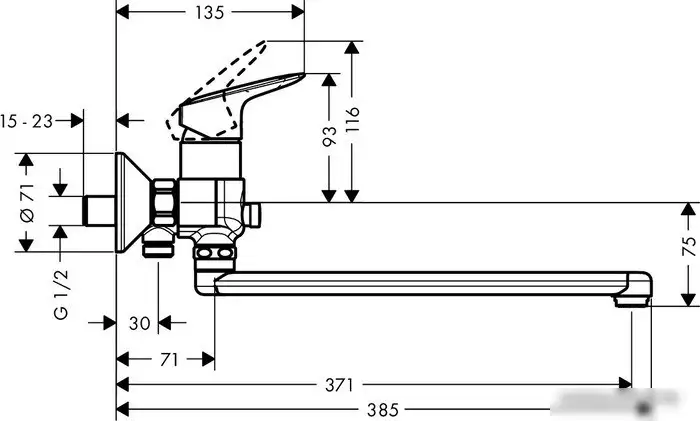 Смеситель Hansgrohe Logis 71402000 - фото товара