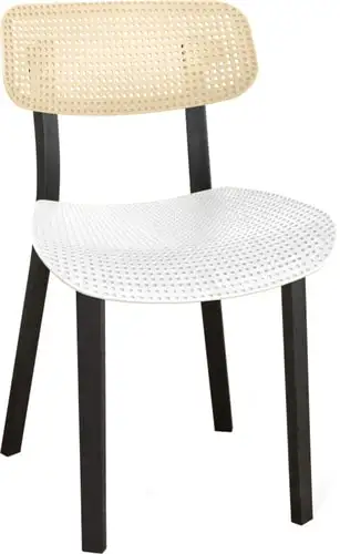 Стул Sheffilton SHT-S85 (бежевый/белый/черный) – изображение в каталоге