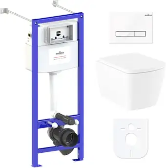 Унитаз Lavinia Boho Relfix Aveo Rimless 6 в 1 77050213 (белое стекло) - изображение в каталоге