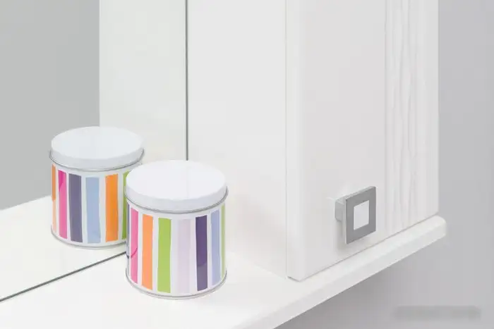 Onika Шкаф с зеркалом Лига 60.01К правый (белый) [206030] – фото товара