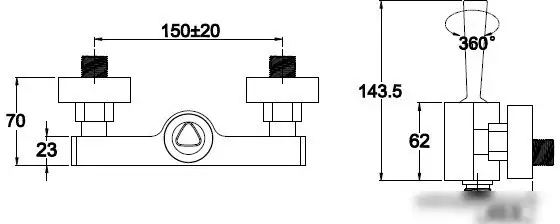 Смеситель Kaiser Vista [65077] - фото товара