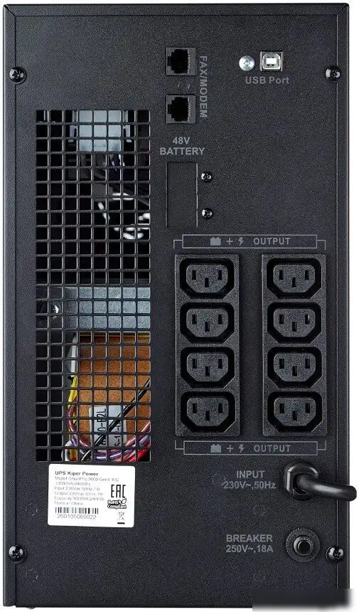 Источник бесперебойного питания Kiper Power SmartPro 3000 Gen1 IEC (3000VA/2400W) – фото товара