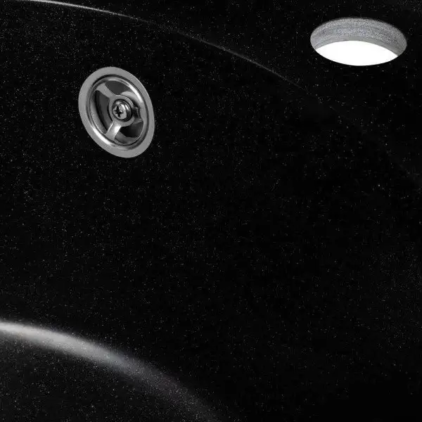 Кухонная мойка Saniteco Nova (оникс с сифоном) - фото товара