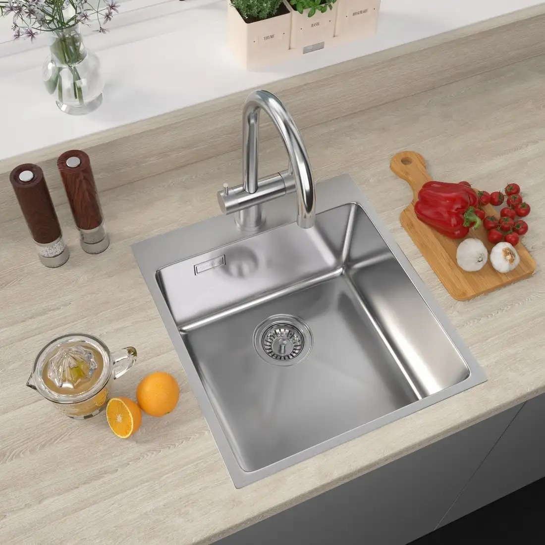 Кухонная мойка ZorG ZRE 4551 - фото товара