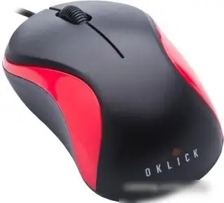 Мышь Oklick 115S (черный/красный) – фото товара