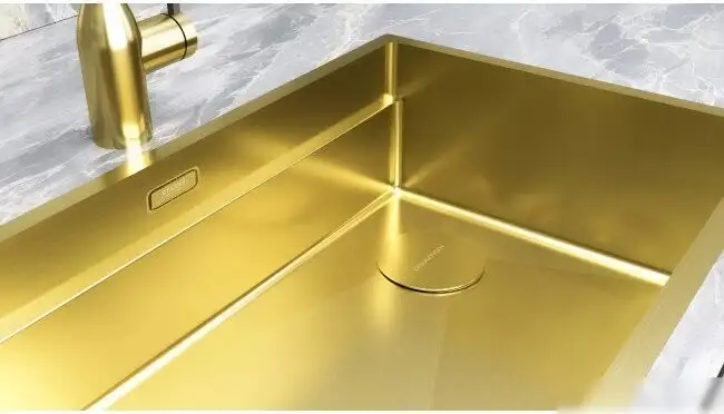 Кухонная мойка Paulmark Next-Multi Sink 54 UNI PM785445-LG (светлое золото) - фото товара