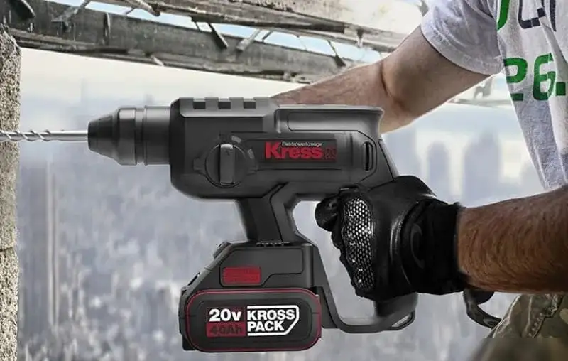Перфоратор Kress KU390.4 (с 2-мя АКБ, кейс) – фото товара