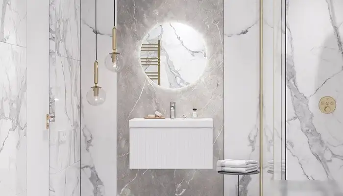 Velvex Тумба под умывальник Compo 700-0-1 tp.COM.9696.70.1Y (белый глянец) – фото товара