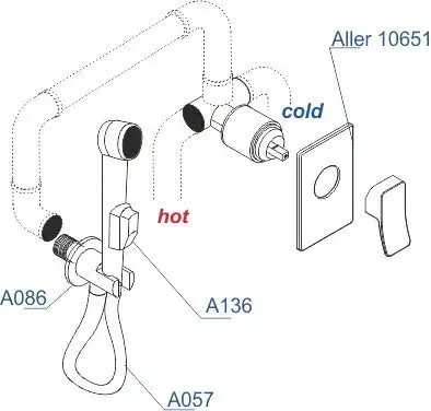 Комплект смесителей Wasserkraft A106157 - фото товара