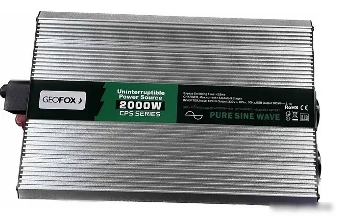 Автомобильный инвертор GEOFOX P 2000W-12V/CPS – фото товара