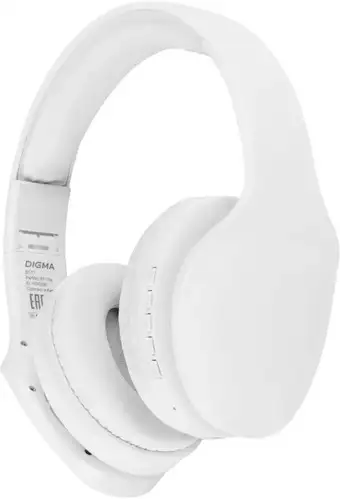 Наушники Digma BT-17 (белый) – изображение в каталоге
