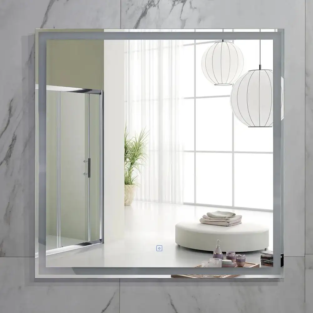 Пекам Зеркало Greta 80x80 greta-80x80s (с подсветкой и сенсором на прикосновение) – фото товара