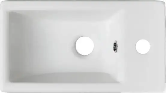 Runo Тумба с умывальником Runo Микра 40 правая + Como 40 (подвесная, белый) – фото товара